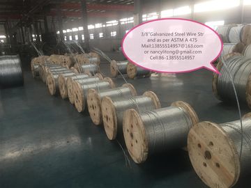 Professional High Tensile Galvanized Steel Wire 0.4mm-5 Mm For Static Wire