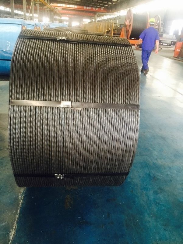 Prestressed Concrete PC Steel Wire / 7 Wire Strand For Metal Building Materials