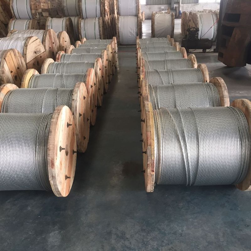 3/16" Galvanized Steel Wire Strand for ACSR Conductor ASTM A 475 Class A EHS